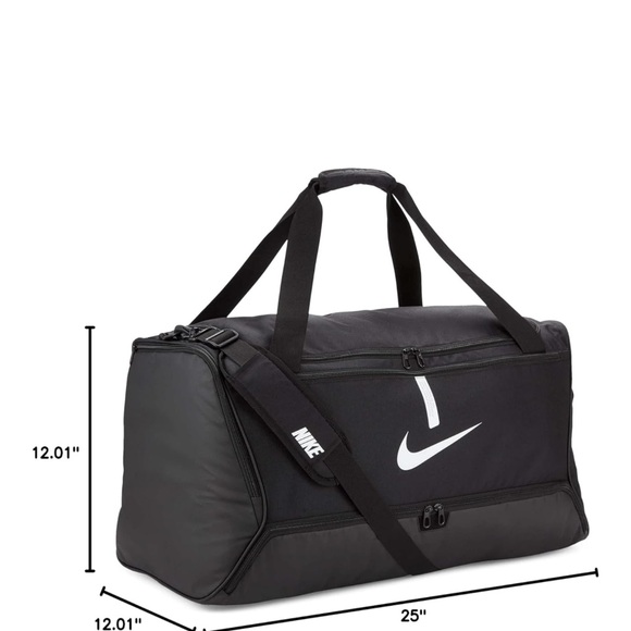 Nike Black and White Duffel Bag - Picture 1 of 4